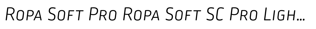 Ropa Soft Pro Ropa Soft SC Pro Light Italic